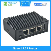 Nanopi R5S Router RK3568 development board 4GB+16GB OpenWRT A55 HDMI2.0 2.5G Gigabit network port Mini Router