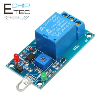 Free shipping DC 5V 12V Photodiode Relay Module Light Detection Light-seeking Module Laser Receiver Relay Board