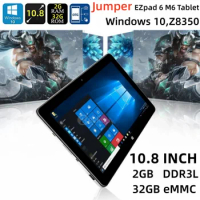 10.8 Inch 64Bit Windows 10 EZpad M6 Tablet Intel Atom Z8350 Quad Core 2GB DDR RAM 32GB ROM 1366*768IPS With HDMI 6000mAh Tablets