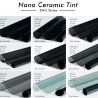 1X3m ​IR100% Nano Ceramic Film Heat Insulation Car Foils Windshield Front Window Tint Privacy Rear Explosion Proof Glass Skin