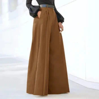 Stright Long Wide Leg Pants Pants For Women Palazzo Pants Summer Printed Cropped Cotton Linen Comfy Baggy Hiking Pants For Women