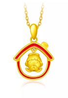 CHOW TAI FOOK Jewellery Chow Tai Fook 999 Pure Gold Pendant Bao Bao Family - Wealthy R25652