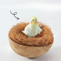Bird's Nest Coconut Silk Grass Silk Parrot's Nest Warm Grass Weaving Pearl Bird Reproduction Nest Mouse Dove Wood Chip Mat