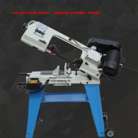 Metal cutting bandsaw machine 375W vertical metal/wooden blade saw machine for Metal and Wood Cutting,