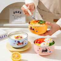 Kindergarten Baby 316 Stainless Steel Bowl Children's Eating Bowl Household Soup Bowl Cartoon Bowl T