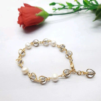 G34 GELANG MUTIARA TAWAR GELANG MUTIARA LOMBOK GELANG LOVE GELANG REMAJA LAPIS EMAS Untuk cewek