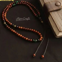 Kalung Gelang Tasbih Kecil Kayu Kokka Kaokah Khokkah THE TRIPLE AL HASIB Asli Original Mix Batu Akik