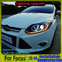 Car styling case for Ford for Focus 2012-2014 Headlights for Ford Focus LED Headlights DRL