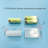 2/5PCS 20700 21700 Battery Box Case Container Waterproof 21700 Battery Storage Box Case