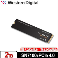 WD 黑標 SN7100 2TB M.2 PCIe 4.0 NVMe SSD固態硬碟原價4890(省800)
