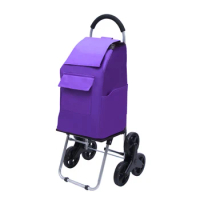Supplier Cheap Wheeled Market Trolley Bag New Style Shopping Grocery Foldable Cart Wheeled Cart Foldable Shopping Trolley