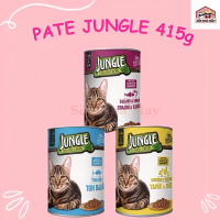 Pate sốt thịt viên Jungle từ nguyên liệu cao cấp, nhập khẩu từ Ý lon 415g pate  gan