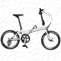 8 Speed Mini Bicycle Aluminum Alloy Frame Tower Wheel Adult Light Portable Bike 20 Inch Folding Bike With V Brakes