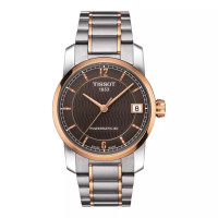 Tissot Jam Tangan Wanita Tissot T-Classic T087.207.55.297.00 Titanium Powermatic 80 Brown Dial Titan