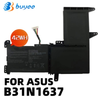 NEW 11.52V 42Wh B31N1637 Laptop Battery Replacement For ASUS VivoBook A510 X510 X510UA X510UF S510UA S510UQ S510UN F510U R520