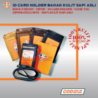 ROCK N RICH!!! - ID CARD HOLDER / NAME TAG XCLUSIVE - 100% KULIT SAPI ASLI