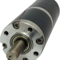 Diameter 50mm High Speed 12V Electrical DC Planetary Gear Motor 200 RPM 12mm Out Shaft Reversible Metal Gearbox Motor