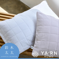 【YARN HOME】日本製 UKIHA 脫脂棉混紗速乾格紋枕套-共4色(鈴木太太公司貨)