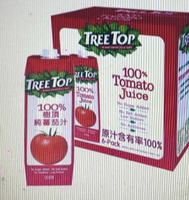 [COSCO代購4] W74990 Tree Top 樹頂 100% 純番茄汁 1公升 X 6入