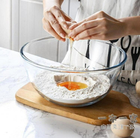 甜品碗 家用耐熱玻璃碗微波爐專用打蛋碗大碗玻璃盆湯碗飯碗沙拉碗水果碗