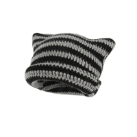 Women's Crochet Hats, Cat Hats, Retro Wool Hats, Women's Fox Hats, Accessories, Casual Wool Hats, Kn