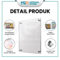 Promo - FRAME AKRILIK DINDING A2 / FRAME POSTER / BANNER / FOTO / DISPLAY BANNER