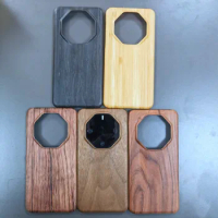 Real Wood Phone Case for Huawei Mate 60 RS Cover Genuine Bamboo Wooden Fundas for Mate 60 Pro Plus 60 50 40 RS Hard Mobile Cover