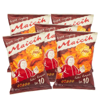 Bundle 5 packs Maicih Kripik Singkong Pedas Level 10