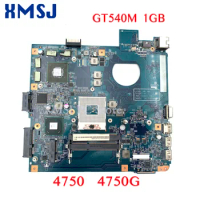 XMSJ For Acer Aspire 4750 4750G Laptop Motherboard GT540M 1GB HM65 DDR3 MAIN BOARD Full Test
