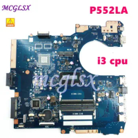 P552LA With i3-5005 CPU Mainboard For Asus P552 P552L P552LA P552LJ PRO552L Laptop Motherboard 100% Tested Used