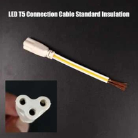Trao Kabel Sambungan Lampu LED T5 Fitting Socket 2-3 Pin 1 Sisi Konektor Power Connector Kabel Exten