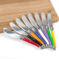 8pcs Cheese Spreader Stainless Steel Butter Knife Jam Spatula Cheese Tools Butter Sandwich Cheese Slicer