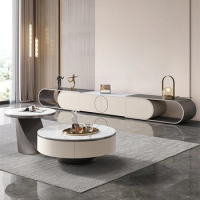 Modern Cabinet Tv Stands Entertainment Living Room Console Floor Tv Stands Luxury Muebles Para El Hogar Italian Furniture