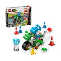 【LEGO 樂高】超級瑪利歐系列 72031 瑪利歐賽車－耀西摩托車(MarioKart 任天堂 兒童玩具 積木 禮物)