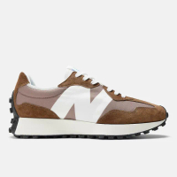 【NEW BALANCE】男女 休閒鞋 運動 經典 復古 NB 327 D楦 情侶穿搭 流行 咖啡 白(U327LG)