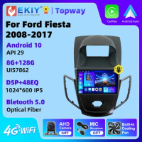 EKIY Car Radio For Ford fiesta 2008-2017 GPS Navigation Android Auto Carplay Multimedia DSP Player 2 Din 4G WIFI Android 10