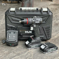 Máy khoan pin 21V Hukan G3-N70,không chổi than,3 chức năng,chân M phổ thông