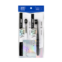 【刷樂】濃密炭清新牙刷 2入(薄型刷頭/濃密刷毛)