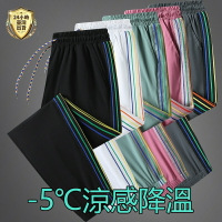 【臺灣現貨】高質感尼龍面料涼感冰絲褲 涼感褲 排汗褲 冰絲涼感褲 冰絲長褲 涼感長褲 透氣長褲 運動休閒褲 休閒長褲女