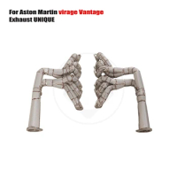 UNIQUE manifold downpipe For Aston Martin virage VantageEqual Length SS304 exhaust manifold With insulator