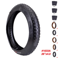 Fat Tires Inner Tube Folding Replacement Electric Fat Bike Tires Mountain Snow Bike 20 X 3.0 / 20 X 4.0 / 26 X 4.0 In