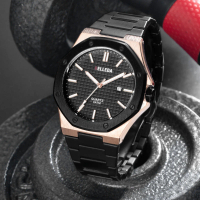 JAM TANGAN BELLEDA PROMO DISKON 9588 Rantai Jam Tangan Pria Stainlees Steel Water Proof Watches