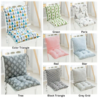 BBD (40x40cm) Full Cotton Seat Cushion & Back Cushion One Piece Set Thickened Cushion HM523 Tempat D