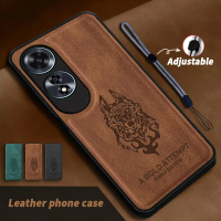 เคสโทรศัพท์ สำหรับ OPPO A60/A60 NFC/CPH2631 เคสหนังนิ่มกันกระแทก พร้อมเชือกโทรศัพท์