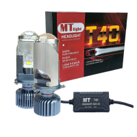Đèn Pha LED Bi Cầu Mini H4 T40 ( New ) Công Xuất 55w Lắp Ô tô, Xe Máy