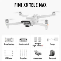 FIMI X8 TELE MAX DRONE 4K 48MP 30X ZOOM CAMERA 3-AXIS GIMBAL 20KM 47 MIN FLIGHT TIME DRONE CAMERA - 