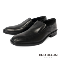 【TINO BELLINI 貝里尼】時尚型男紳士便鞋HM4T016-1(黑色)