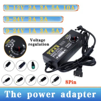 Adjustable AC To DC Power Supply 3V 5V 6V 9V 12V 15V 18V 24V 1A 2A 3A 5A 10A Power Supply Adapter Universal 220V 12V Volt Adapte