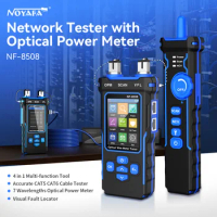 NOYAFA NF-8508 Cable Tracker LAN Optical Power Meter Tester LCD Display Measure Length Wiremap Network Cable Tester