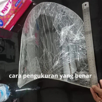 Visor Windshield Universalmodel Apple Ukuran 25Cmx40Cm Windshield Beat Windshield Scoopy Windsield V